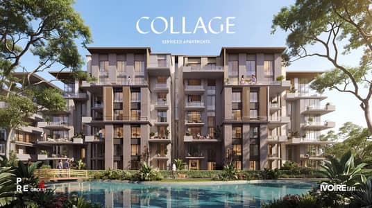 Studio for sale 54 sqm at Collage Ivoire East New Cairo  Down payment 205,000 EGP