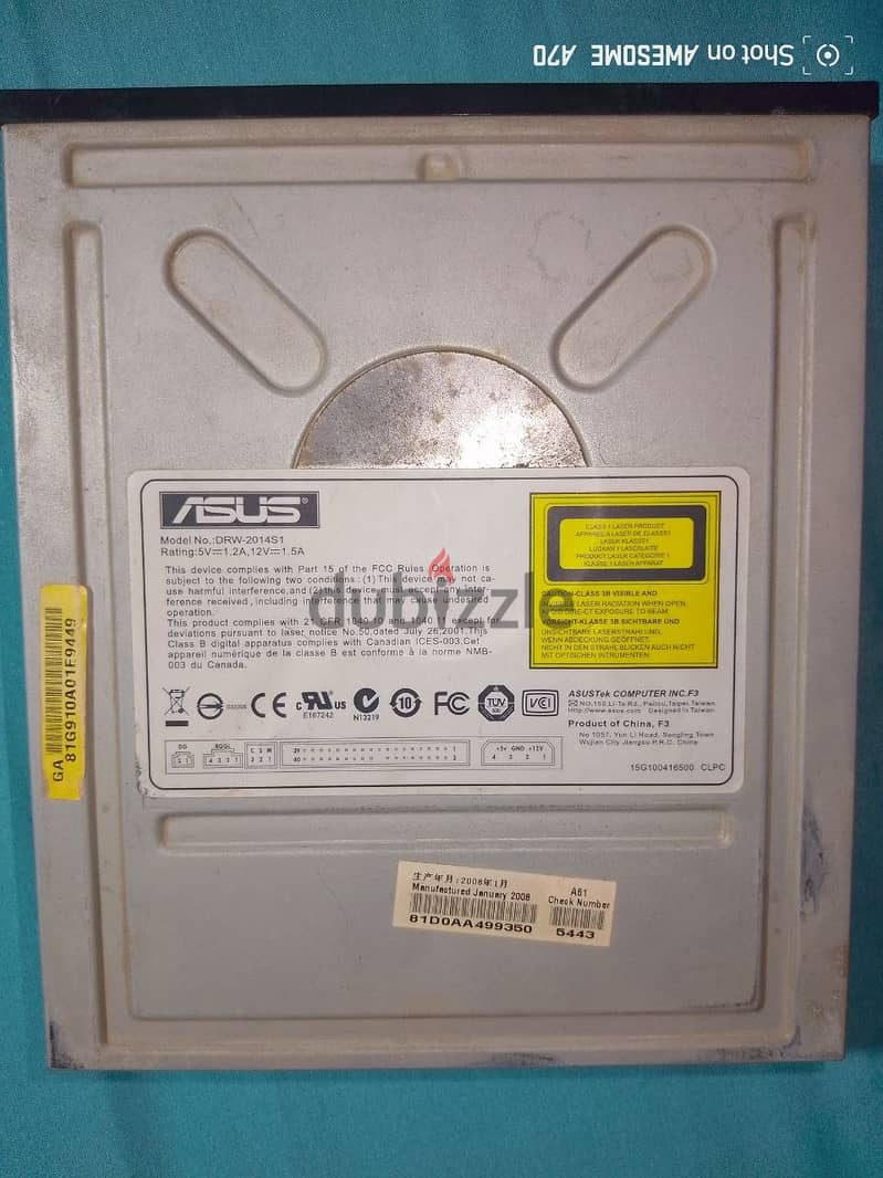 DVD Rewriter Asus 1