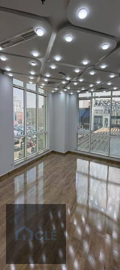 Luxury 196 sqm administrative office for rent in a prime location at Trivium Business Complex – North 90th St , New Cairo . Emergency power generator s