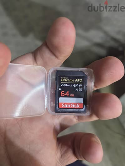 كارت ميموري sandisk 64gb 200mb