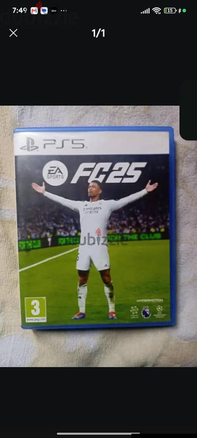 FC 25 used شبه الجديده ومتاح التبديل