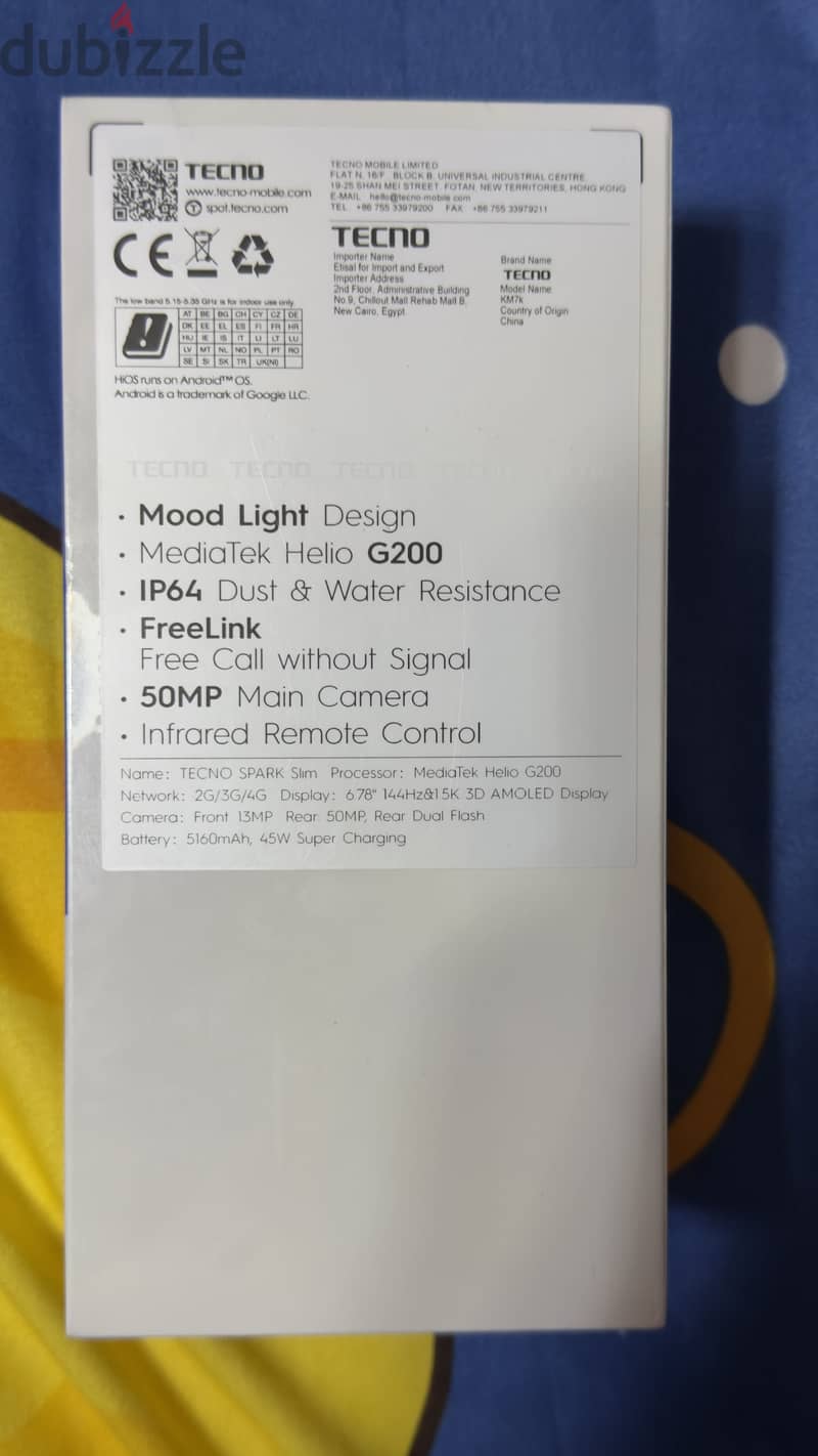 Tecno Spark Slim 1