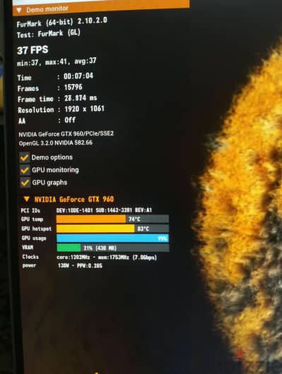 كارت شاشة gtx 960 2gb