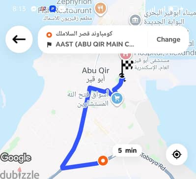 شقه للايجار في الاسكندريه - طوسن - كمبوند قصر السلاملك المعمروة