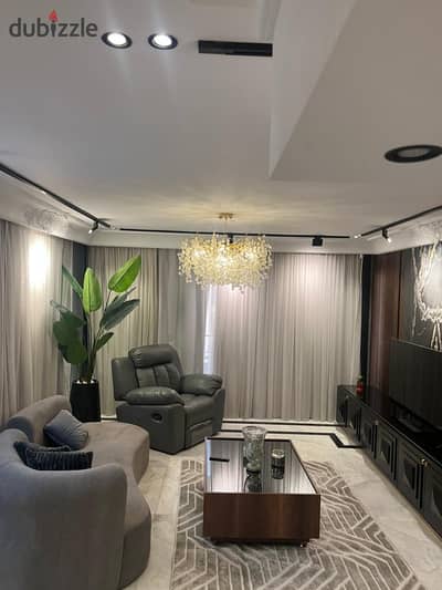 Full furnished Apartment for rent in azad compound Near American university 5th settlement at New Cairo