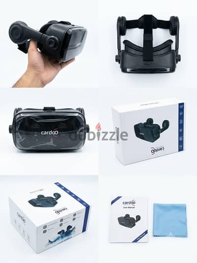 نظارة واقع افتراضي Cardoo VR Headset بحالة الزيرو بالعلبة والكتالوج