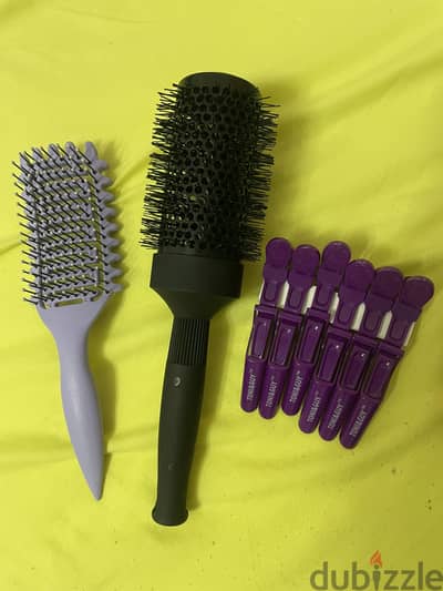 Salon hair styling