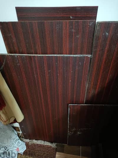 قطع فيبر مطابخ خشومنيوم لون نبيتى مشبح للبيع