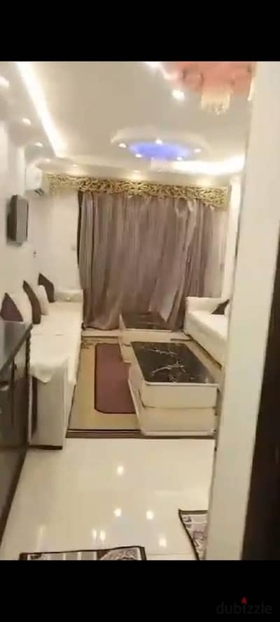 Furnished apartment for rent in Compound Wahet Al Ryhan in Hadayeq October