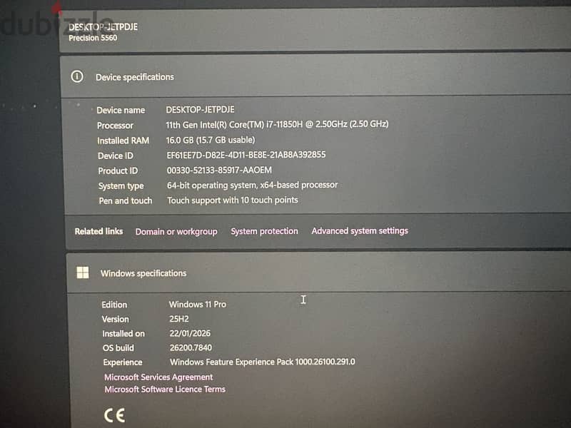 Dell precision 5560 4k 3
