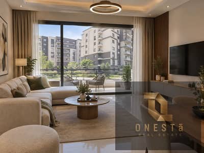 A 141-meter finished apartment with a 35% discount, directly on the Suez Road, with the possibility of installments over 10 years without a down payment.