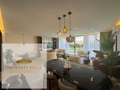 Ground floor apartment for sale in prime location with pool view ready for immediate delivery 4 master bedrooms in a compound already inhabited next to the British University with only 20% down payment