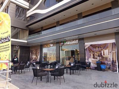 Commercial Retail Shop for Rent 154m Duplex Ground Floor Outdoor Area Alyasmeen 4 Villas First Settlement Near Nile International School Sadat Axis