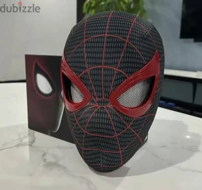 spider man miles morales mask with blinking eyes