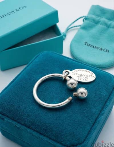 Tiffany&co keychain - ميدالية مفاتيح فضة تيفاني اند كو