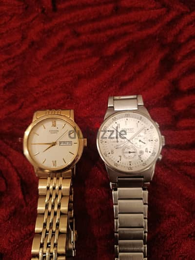 ساعه citizen وساعه Esprit