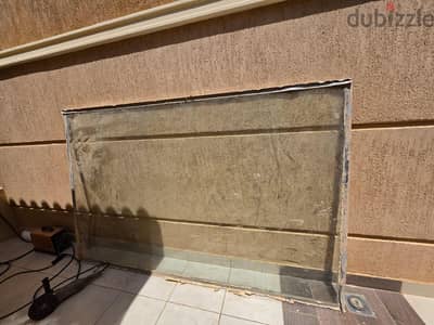 لوح زجاج سيكوريت  150×240 سم    السمك  10مم
