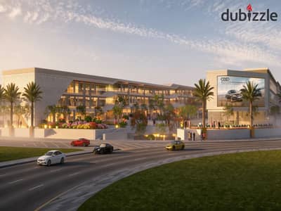 Own your commercial unit in El Nasr Square, Hadayek October, with just 30% down payment and extended payment plans.