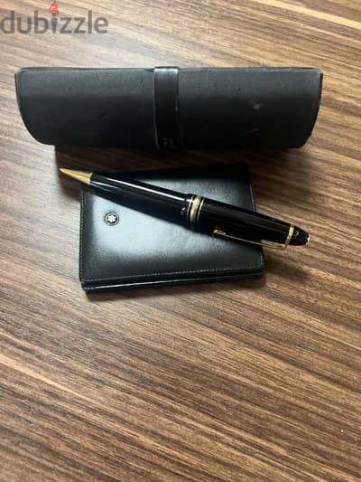 ‎للبيع: طقم Montblanc أصلي (قلم جاف وحامل بطاقات)