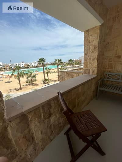 Lagoon front chalet in the heart of El Gouna, furnished and equipped with ACs