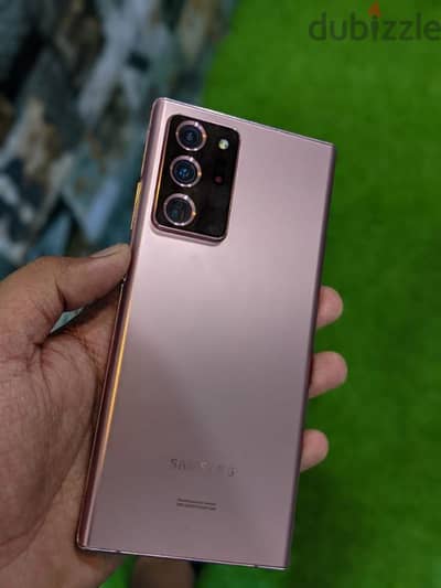 سامسونج نوت 20 5G - 128GB - لون وردي مميز - استعمال شهر - مع جراب قوي