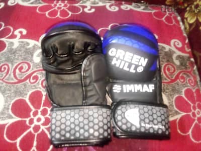 قفازات  mma GREEN HILL اصلي IMMAF