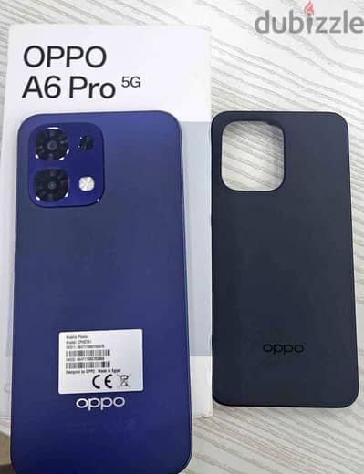 oppo A6PRO 5g زيرو بيلمع ضمان مصري