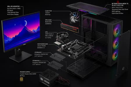 تجميعه اقتصادي Ryzen 3 pro