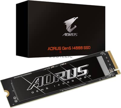 AORUS Gen5 14000 2TB – PCIe 5.0 x4 NVMe 2.0 M. 2  14,500 MB/s Read DRAM