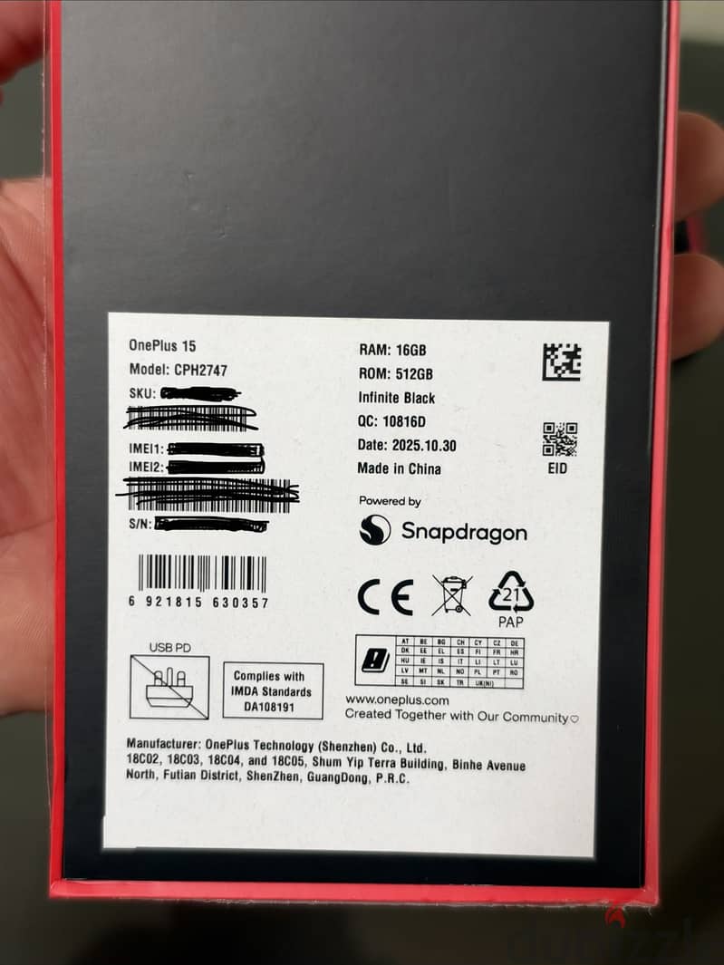 One Plus 15 (Global Europe) 5