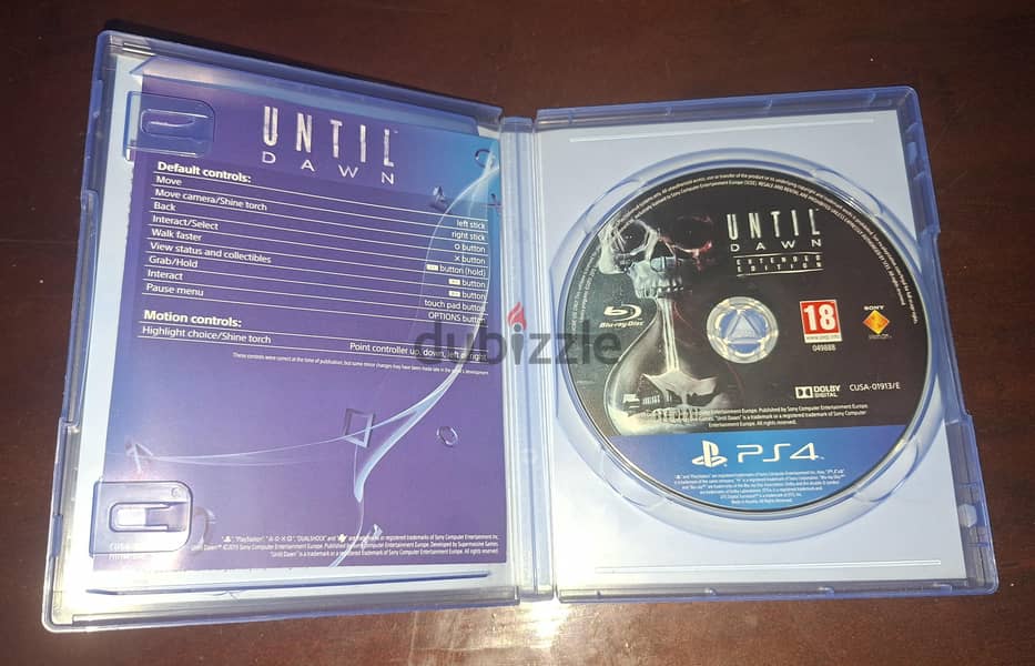 Until Dawn PS4/PS5 Disc/CD. 1