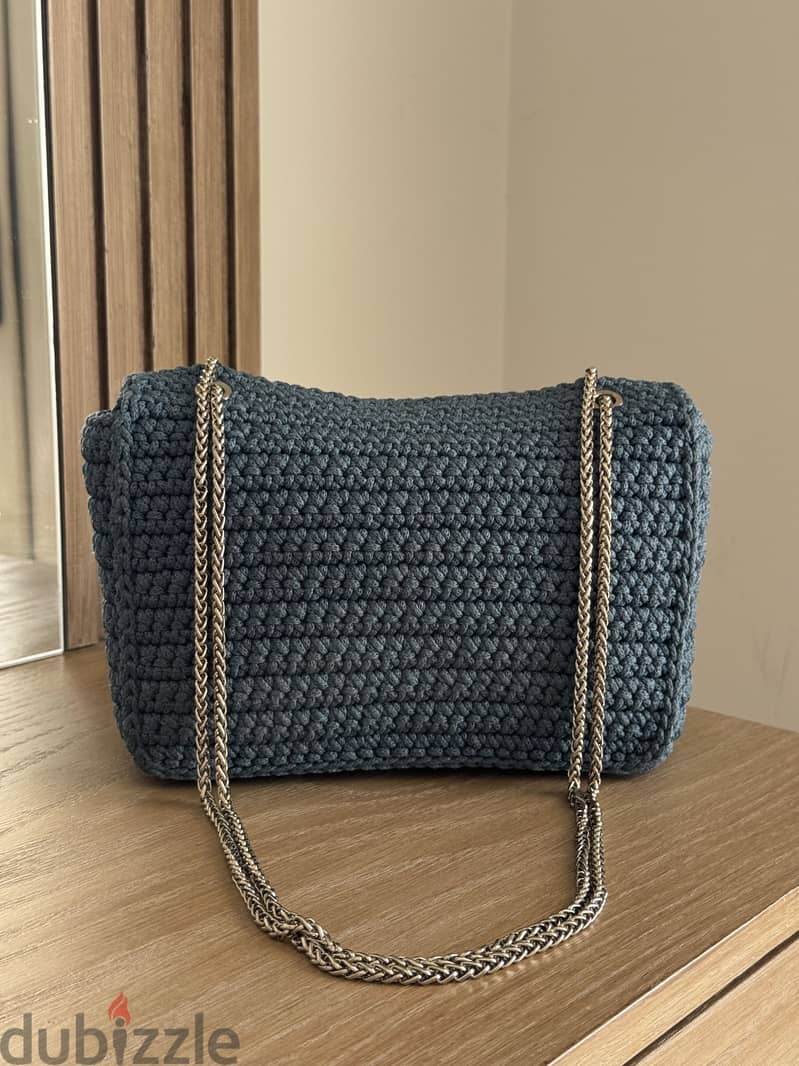 Polyester cord handbag 1