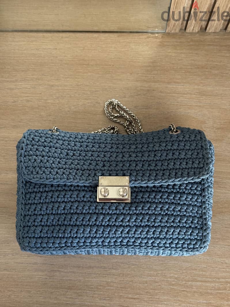Polyester cord handbag 4
