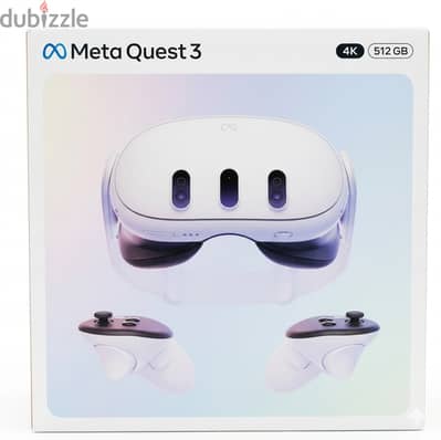 Meta Quest 3 – 512 جيجا – حالة الجديدة بكل مشتملاتها