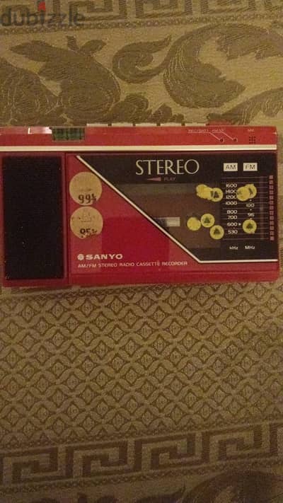 كاست ستريو سانيو SANYO – Vintage Stereo Cassette Player
