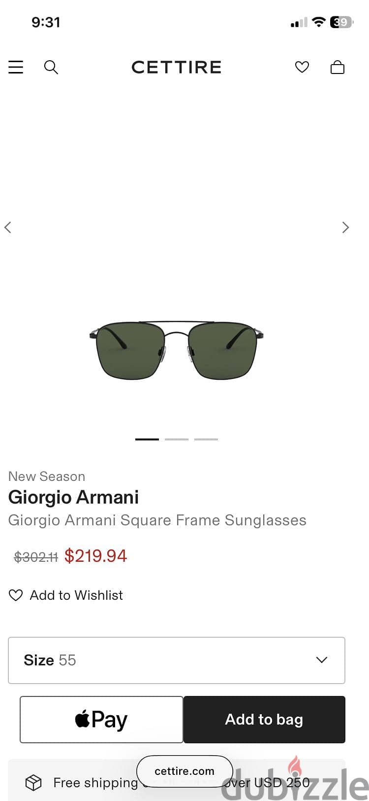 GIORGIO ARMANI sunglasses 2