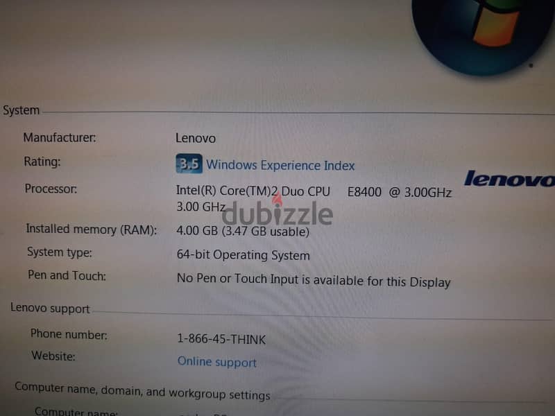 desktop Lenovo 5