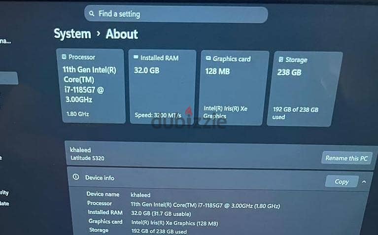 Dell latitude 5320 2
