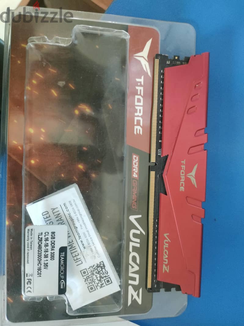 Ram 8gb ddr4 3000mhz  ( T_FORCE ) 1