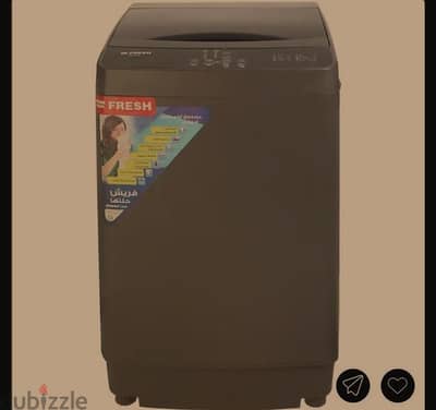 غسالة ملابس فوق اتوماتيك فريش، تحميل علوي، 7 كجم، FTM-07F12S - فضي