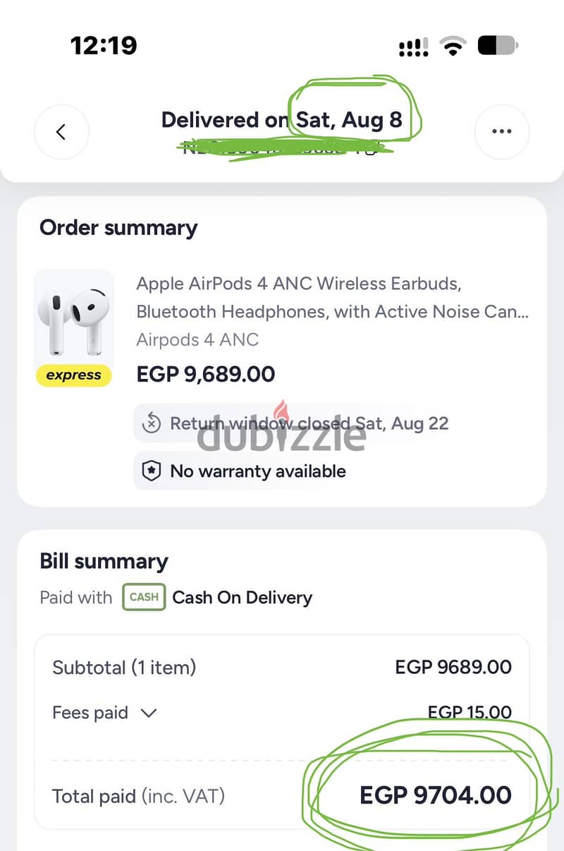 Apple Airpods 4 ANC (used as new) 1
