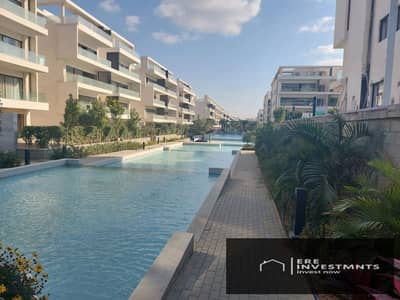 Apartment with Garden for sale Fully Furnished High Lux with best price in market at Lake View Residence New Cairo