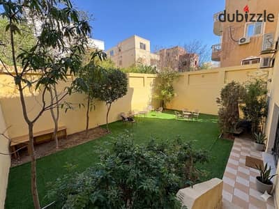 Luxury villa for rent 750m in the Diplomats District Sheikh Zayed | 4 floors with garden and private garage (9 rooms - 6 bathrooms)n في الحي الدبلوماسي، الشيخ زايد