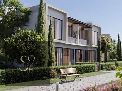Town house corner prime location in Villagio next to Golf Extension and minutes from New Giza