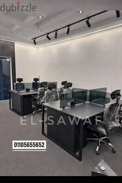 خلية عمل،مكاتب موظفين،ورك استيشن،بارتيشن،work station،partition