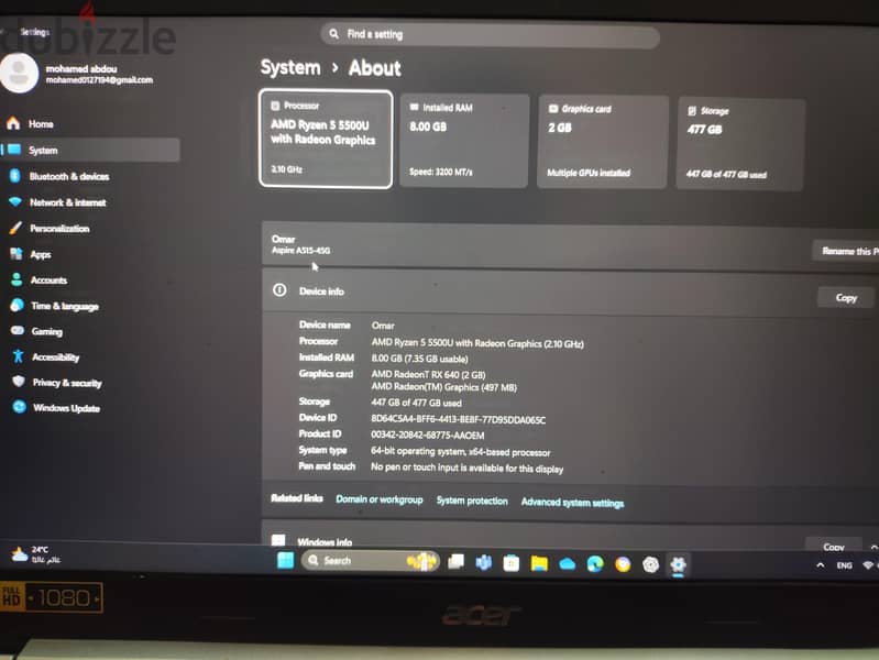 Acer Aspire 2