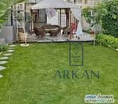 SY luxury apartment for sale 119m + 39m garden on Al-Nawadi Street in October Gardens next to the tourist capital Sun Capital