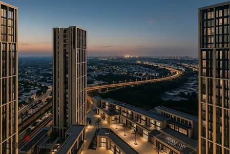 100 sqm Office for sale in 205 Arkan Palm project directly on Mehwar 26 July with prime lcoation and near delivery