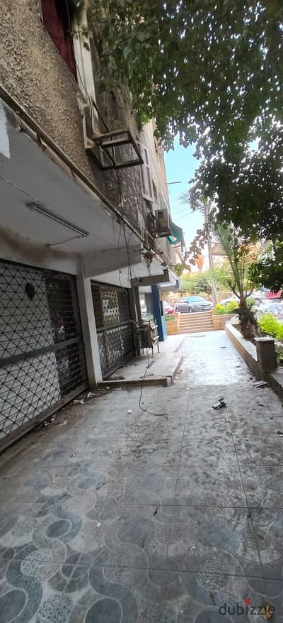Shops for sale in Sheraton Airport residential area, Saqr Quraish buildings 76 m parallel to the main street, shop with a door and corner shop with 3 entrances, densely populated service area, 3.8 million