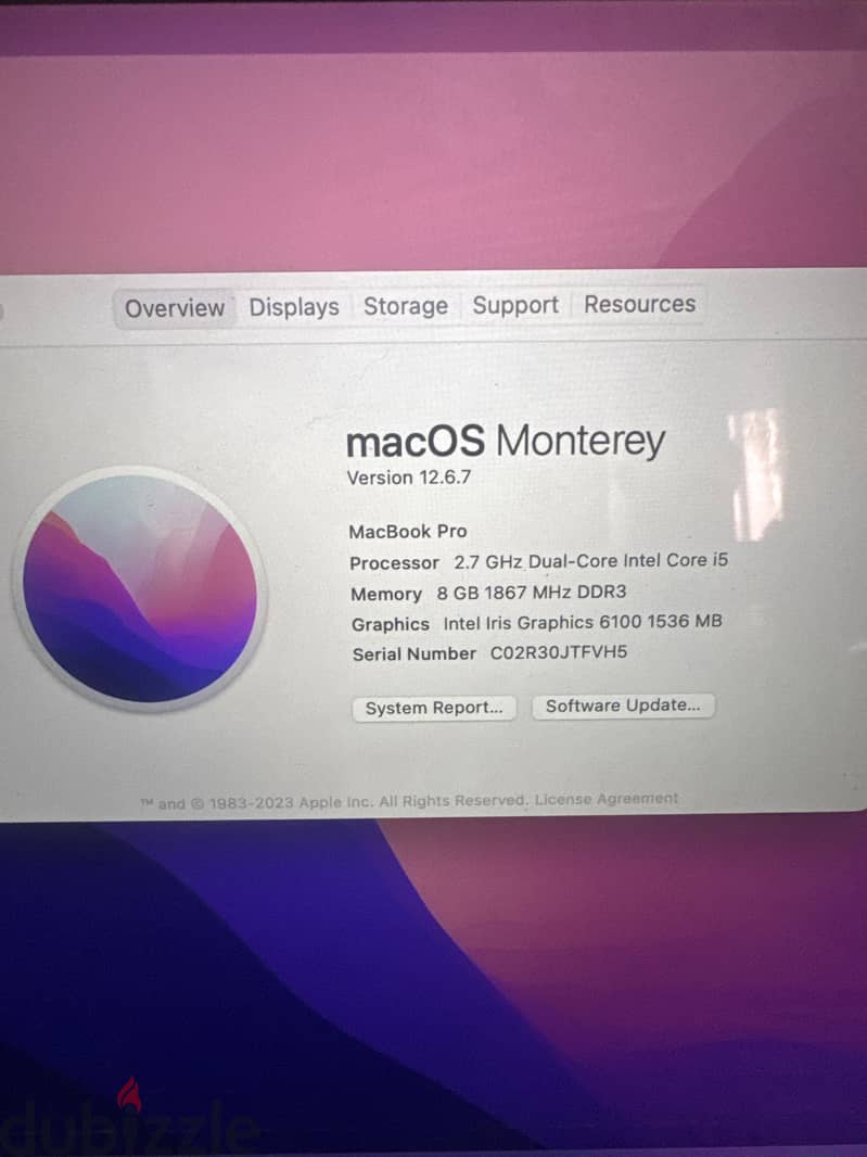 Macbook pro 13 Inch 3